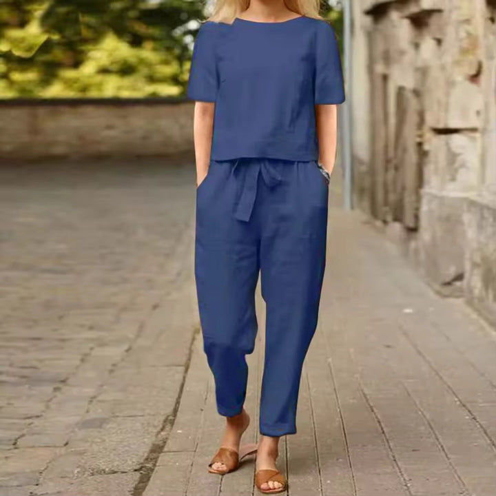 Ella Linen Two-Piece Set