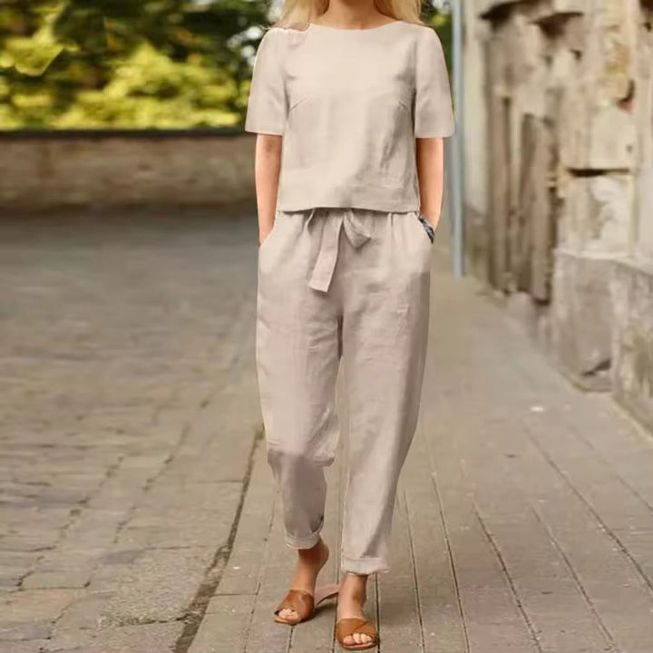 Ella Linen Two-Piece Set