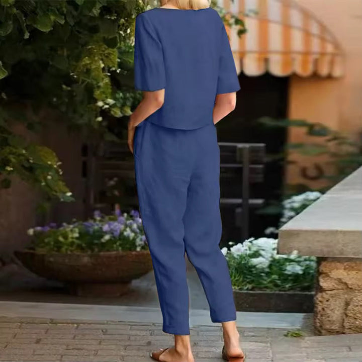 Ella Linen Two-Piece Set