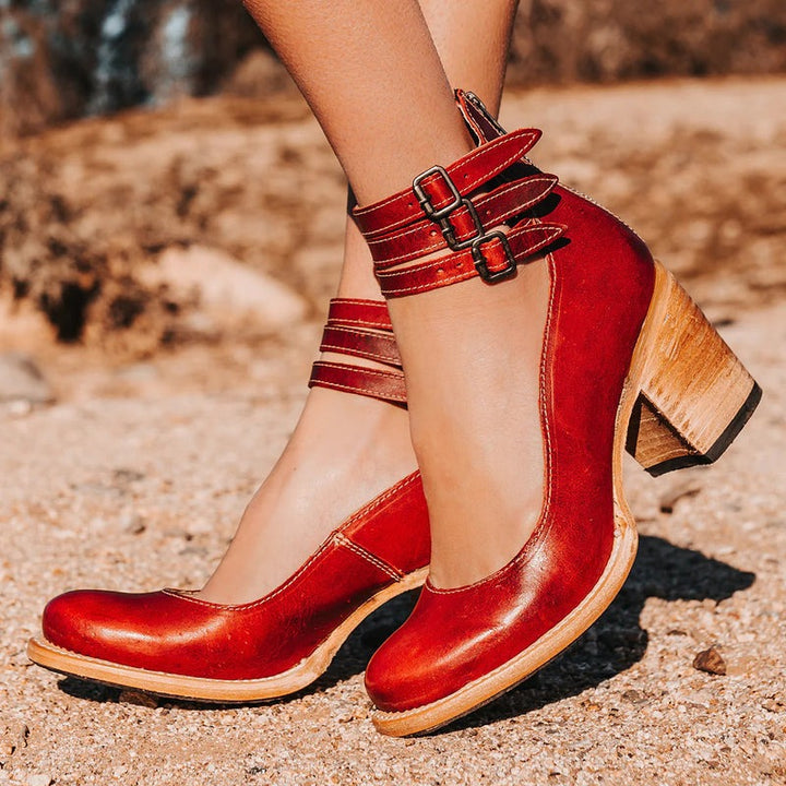 Sara Heel Pumps