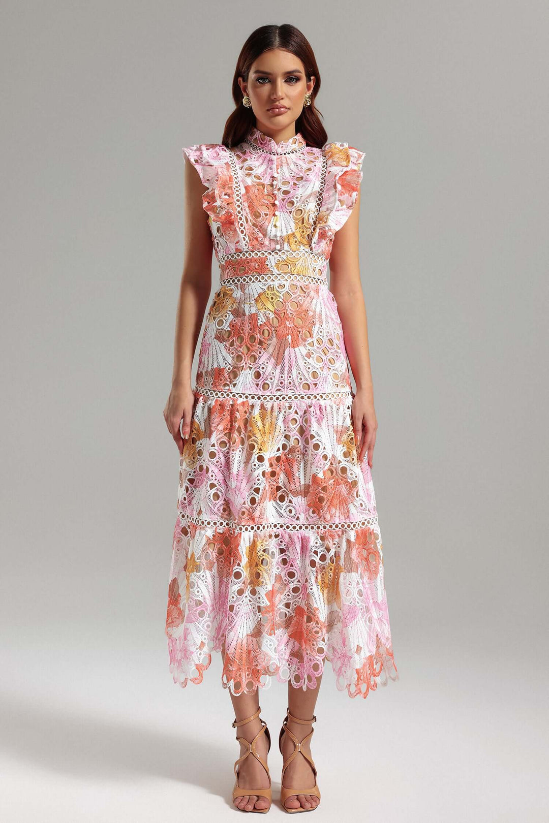 Amara Hollow Maxi Dress