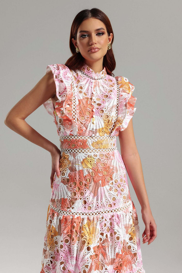 Amara Hollow Maxi Dress