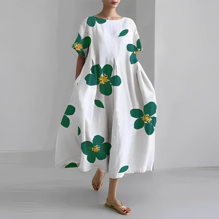 Isabella Bohemian Floral Print Dress