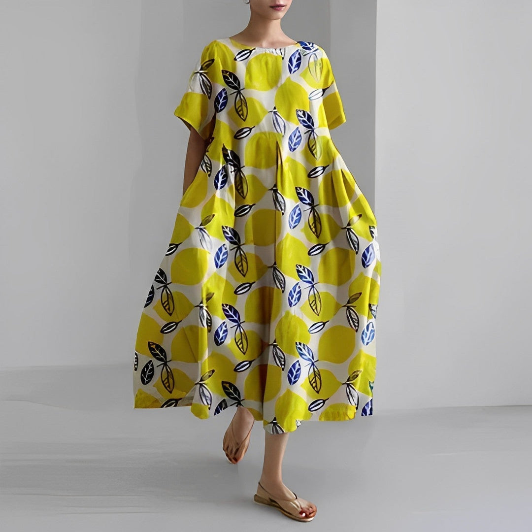 Isabella Bohemian Floral Print Dress