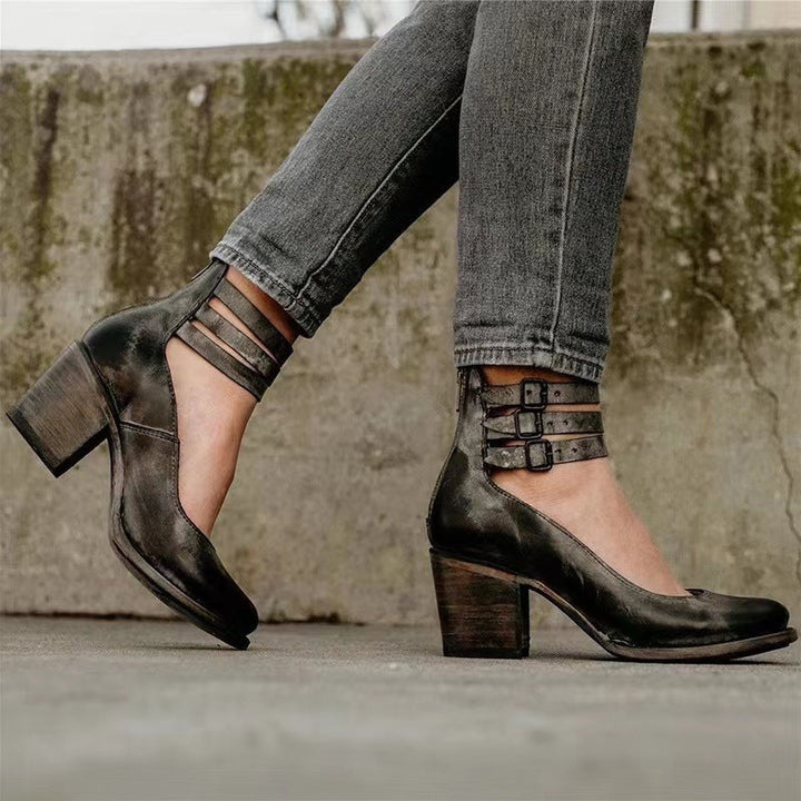 Sara Heel Pumps