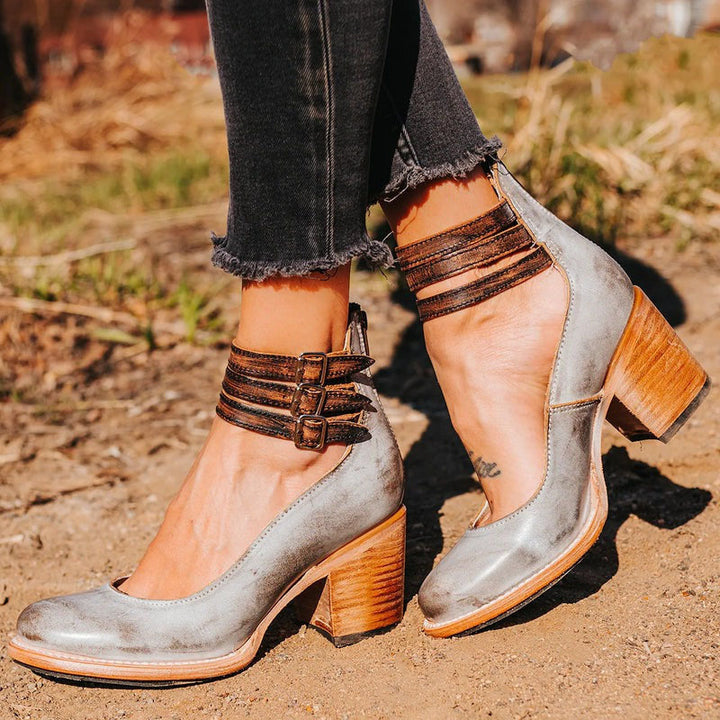 Sara Heel Pumps