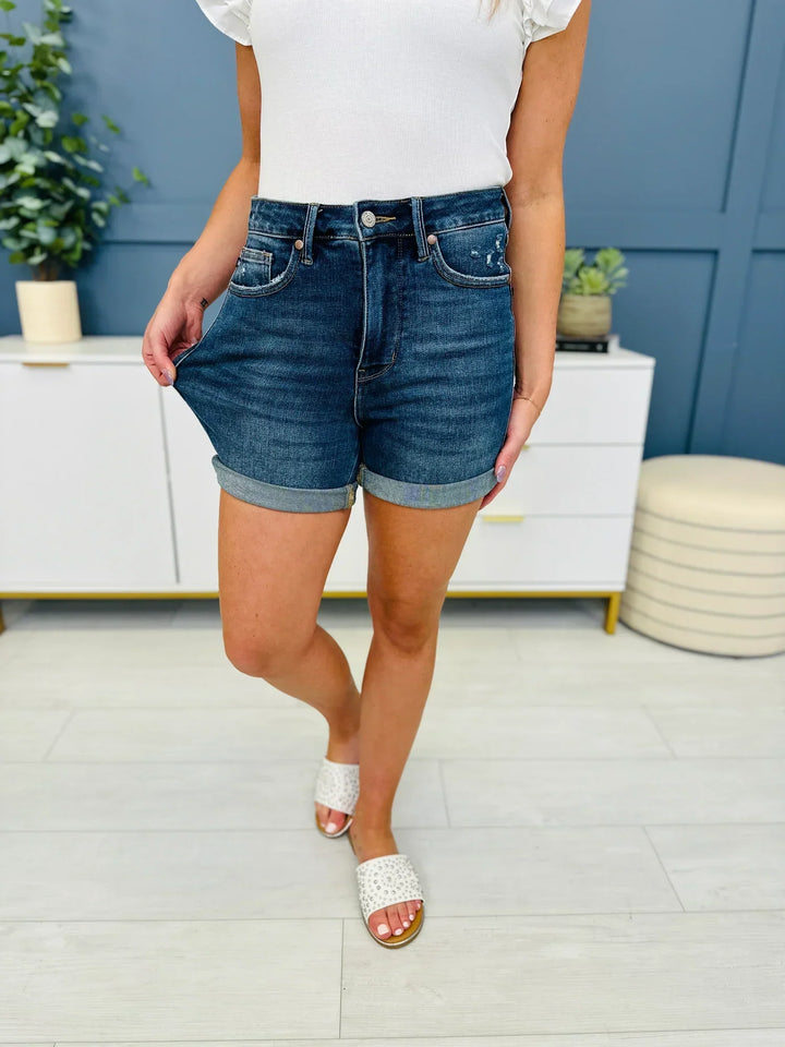 Selina Casual Denim Shorts