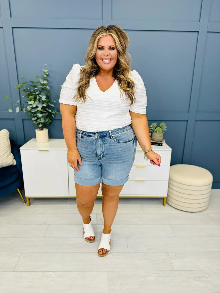 Selina Casual Denim Shorts