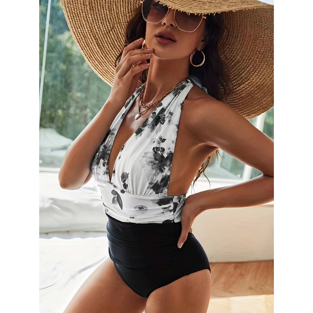 Leonor Elegant Marble Swimwear