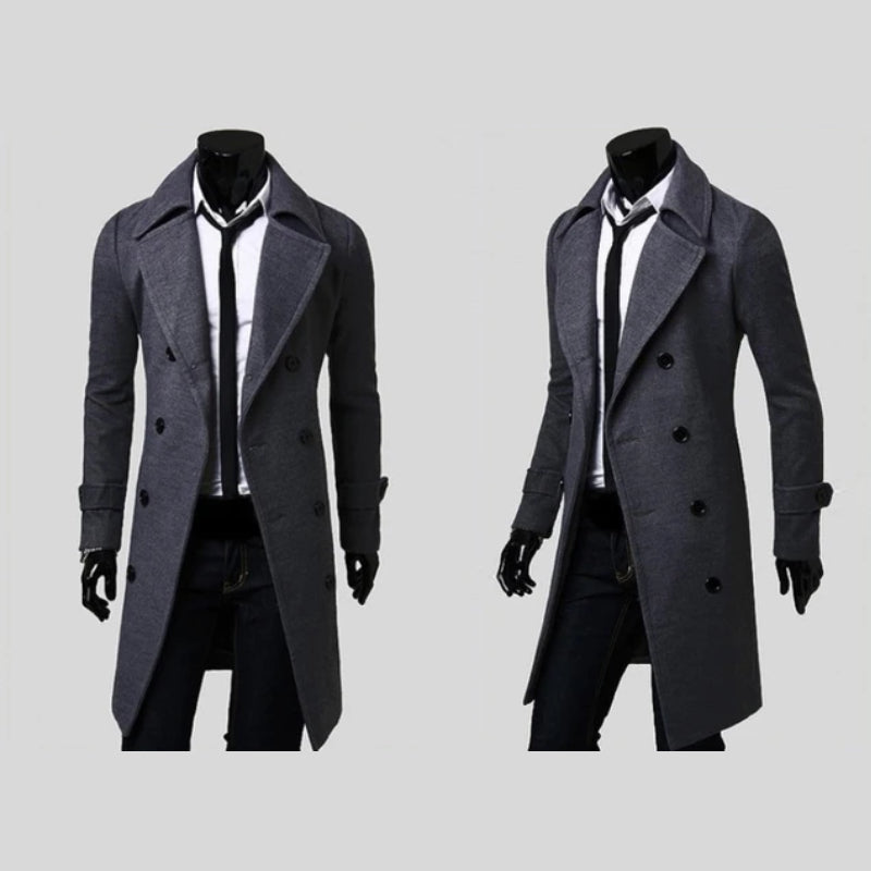 Arthur Stylish Double Breasted Trench Coat