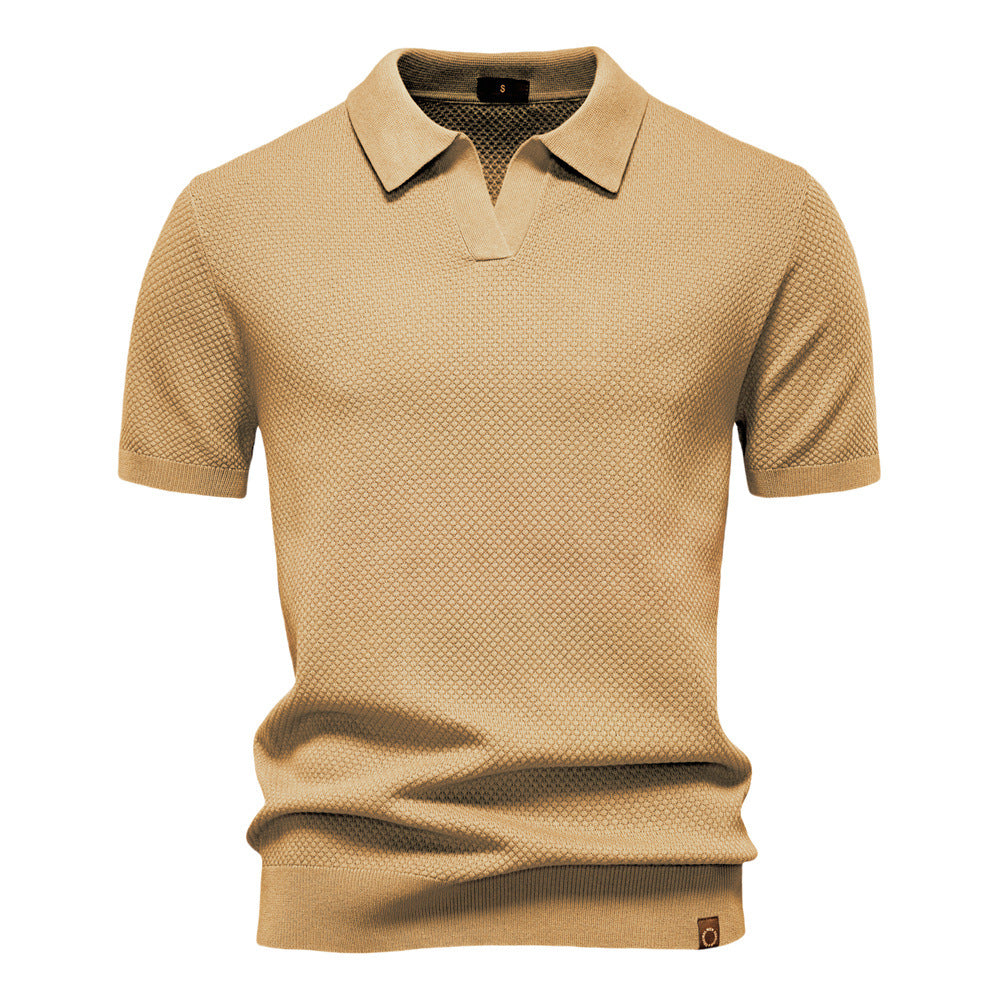 Adrian Textured polo shirt