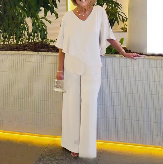 Jolaine Effortless Wide-Leg Set