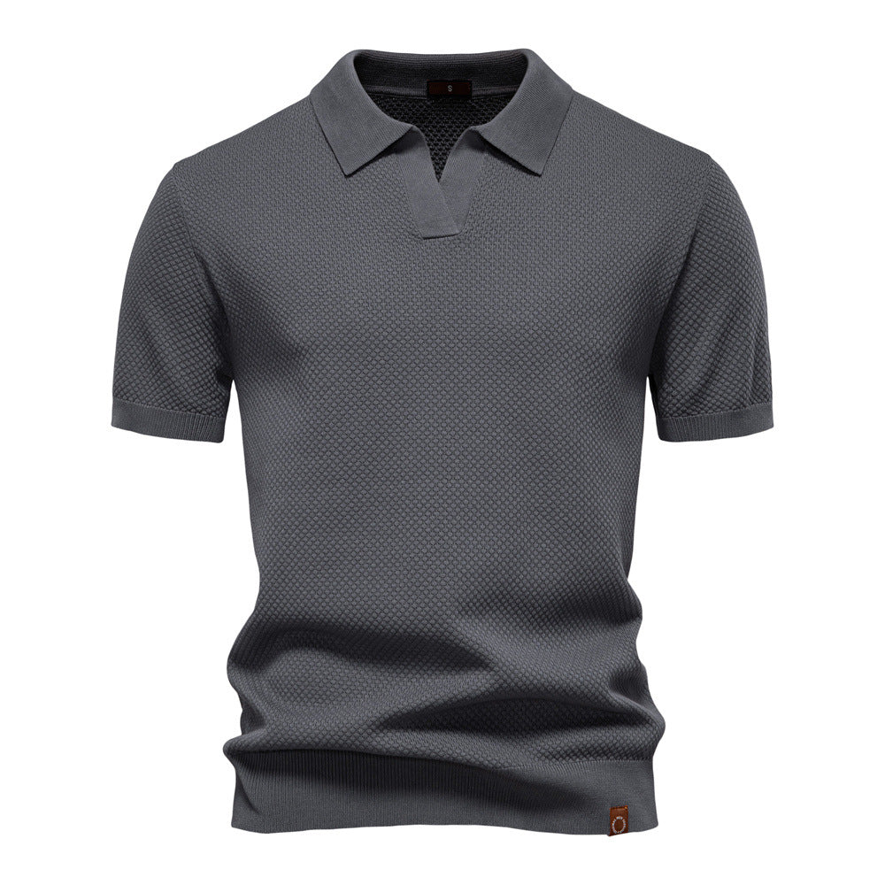Adrian Textured polo shirt