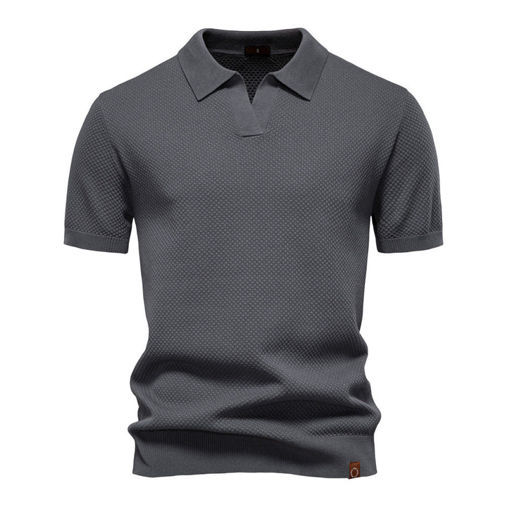 Adrian Textured polo shirt