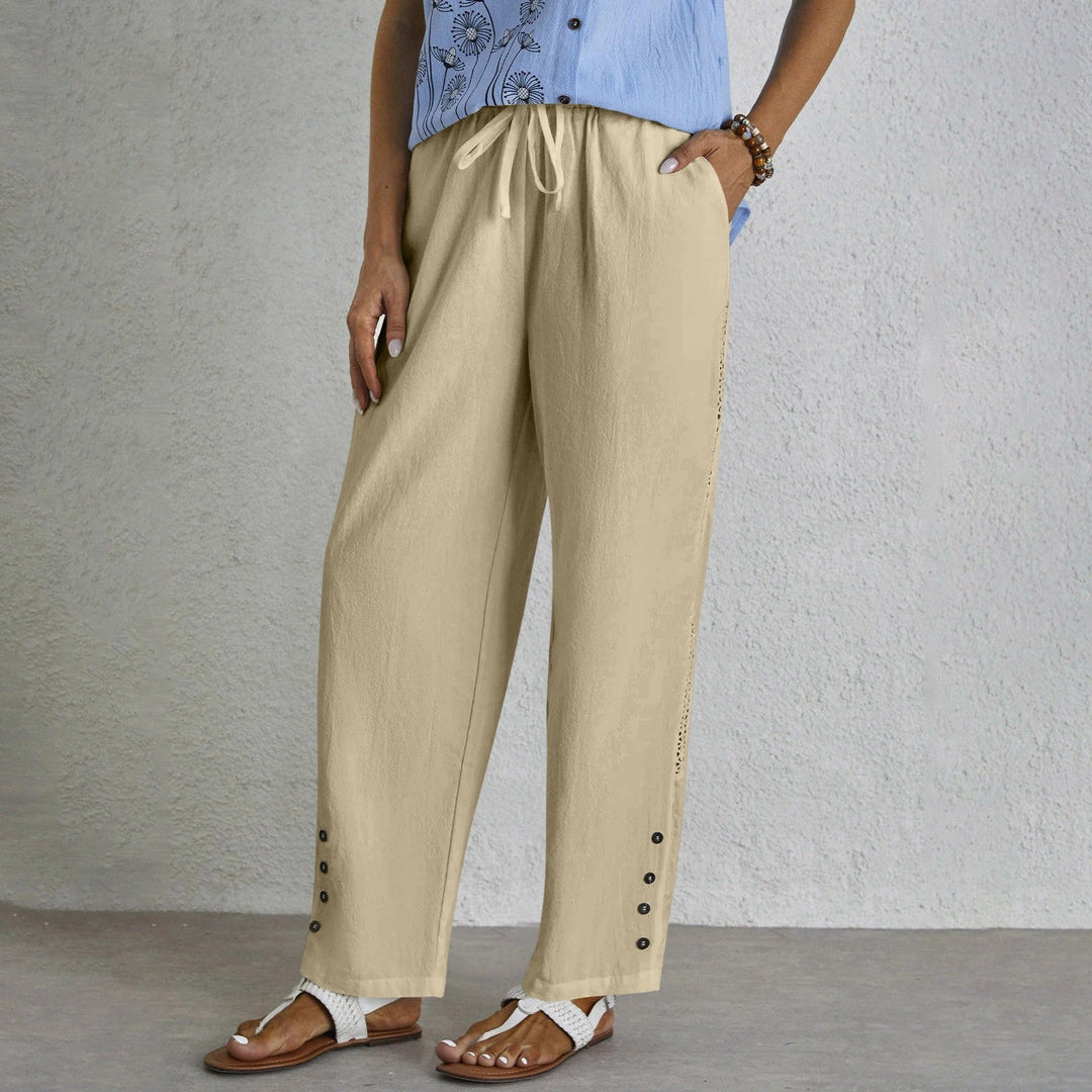 Mary Effortless Buttoned Pants