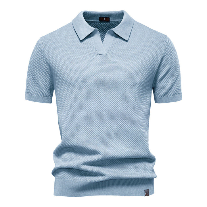 Adrian Textured polo shirt