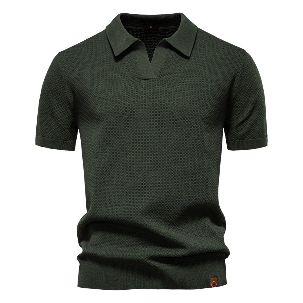 Adrian Textured polo shirt