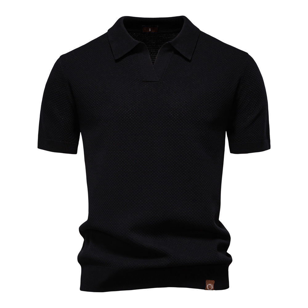 Adrian Textured polo shirt