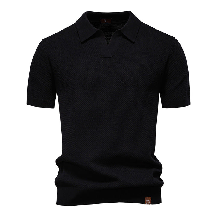Adrian Textured polo shirt