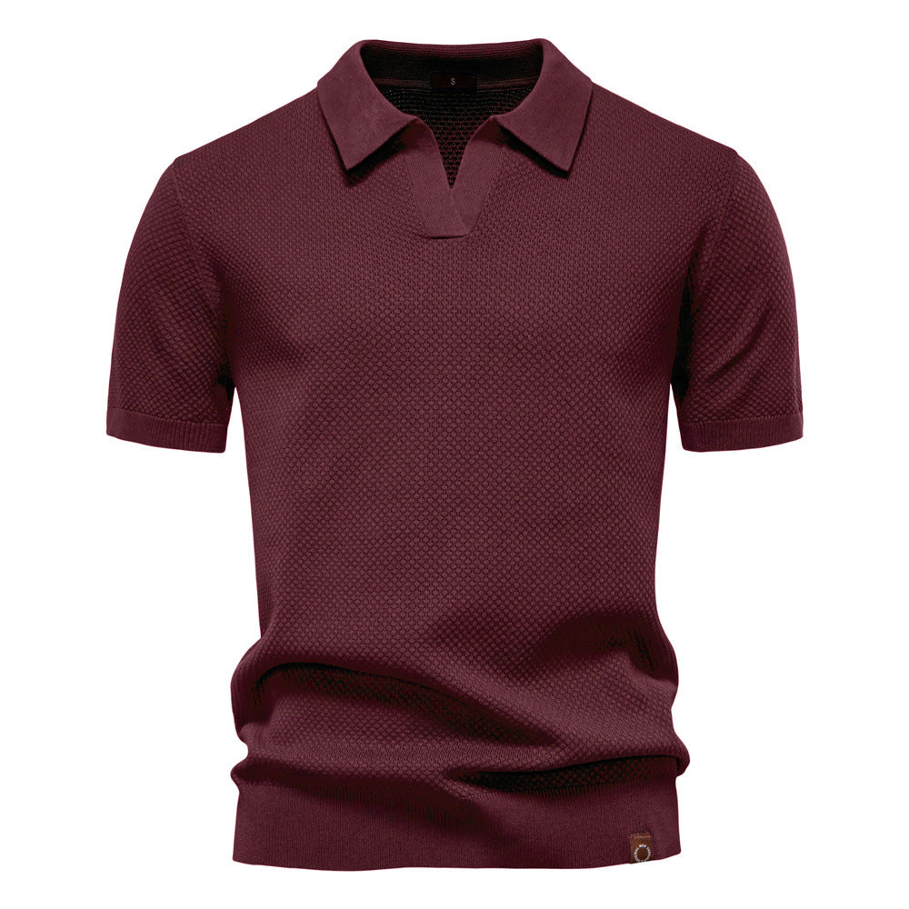 Adrian Textured polo shirt