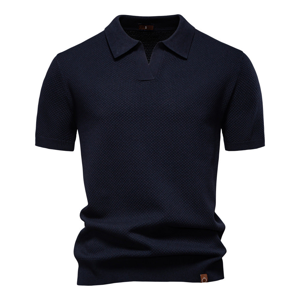 Adrian Textured polo shirt