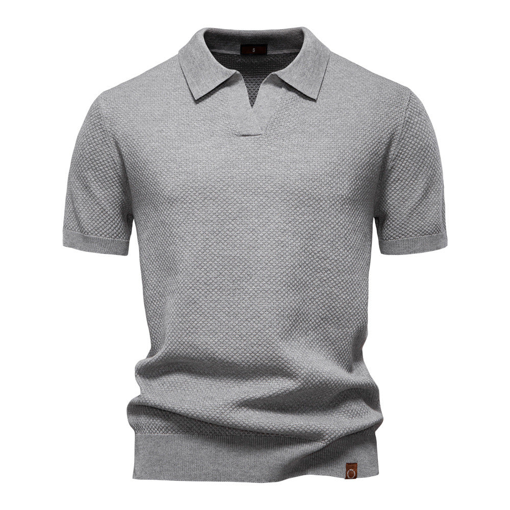 Adrian Textured polo shirt