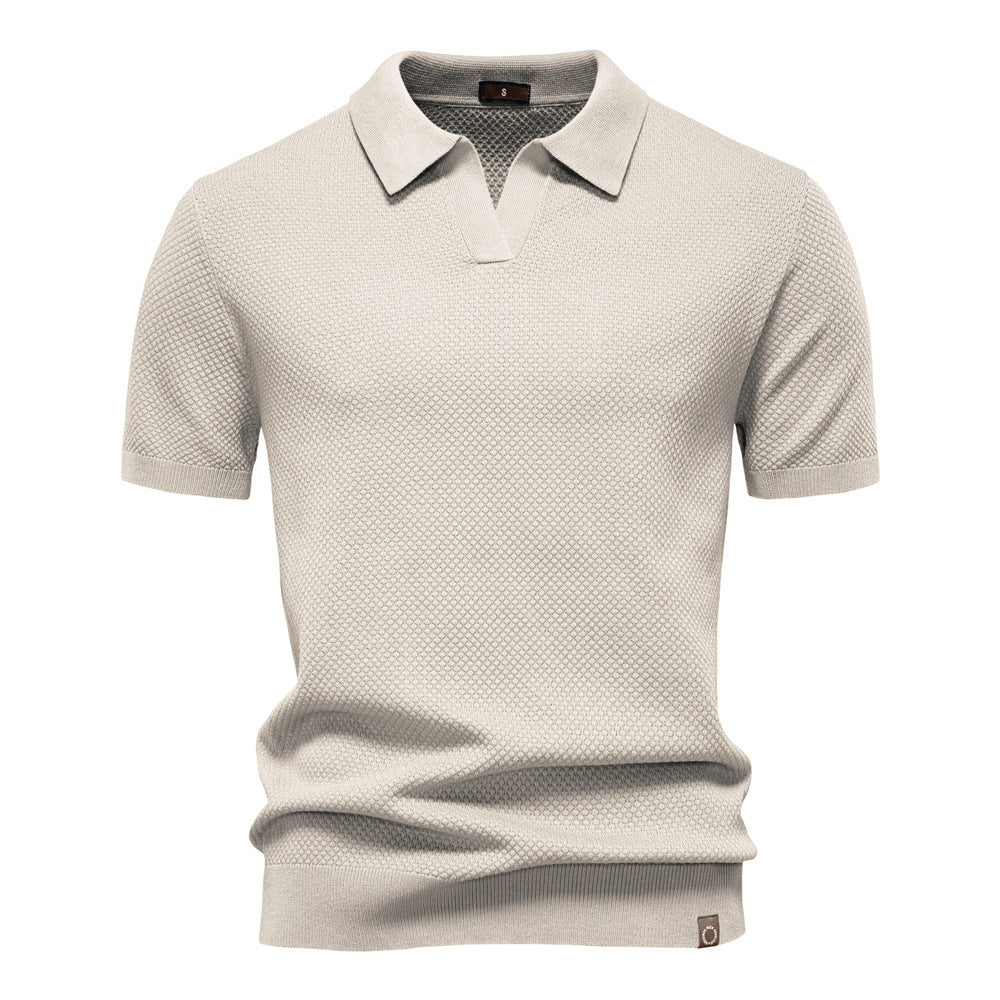 Adrian Textured polo shirt