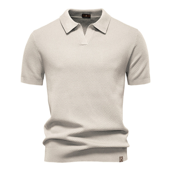 Adrian Textured polo shirt