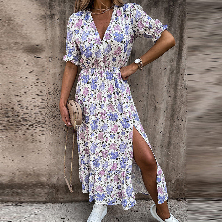 Danya Elegant Floral Dress