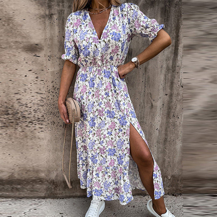 Danya Elegant Floral Dress