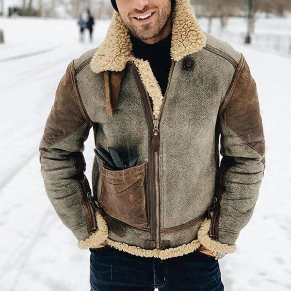 Raj Stylish Shearling Jacket