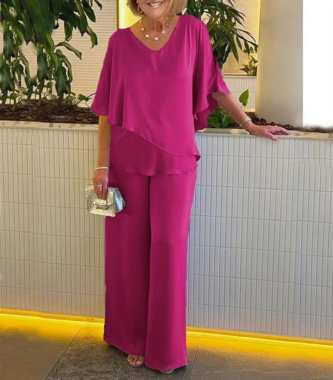 Jolaine Effortless Wide-Leg Set