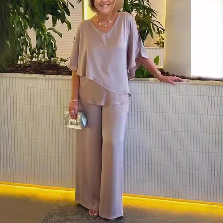 Jolaine Effortless Wide-Leg Set