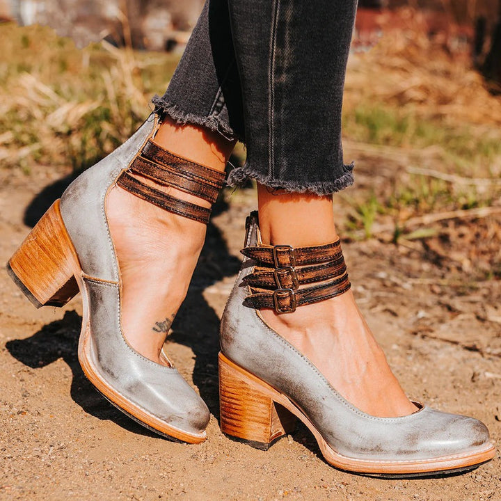 Sara Heel Pumps