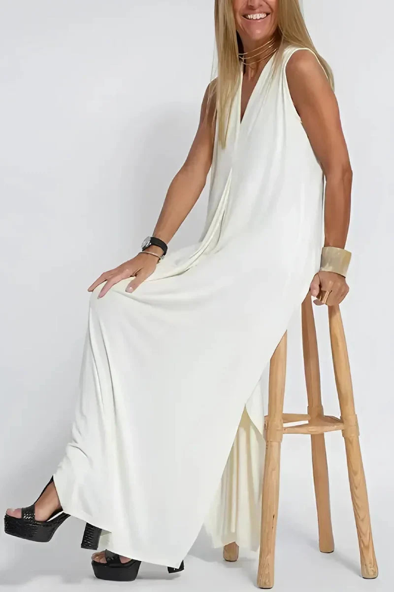 Clara Elegant long dress + matching cardigan FREE