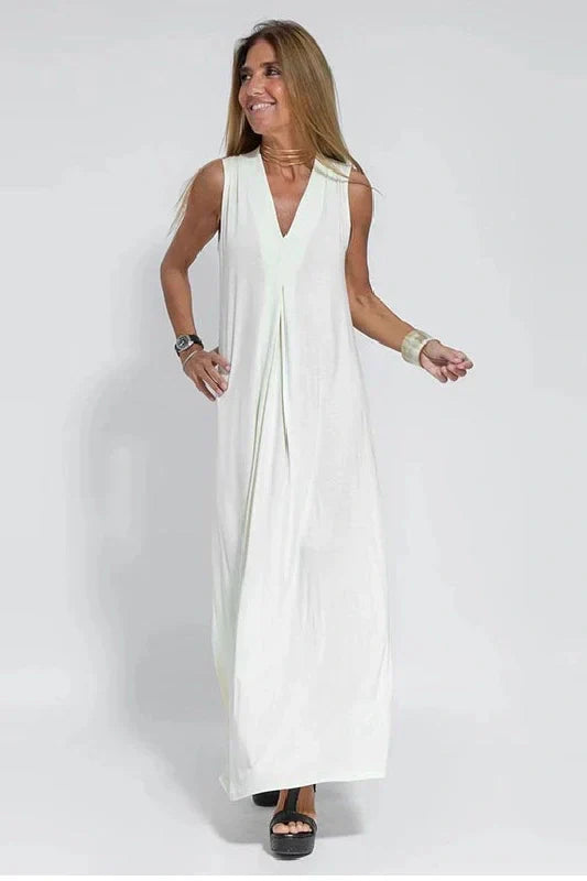 Clara Elegant long dress + matching cardigan FREE