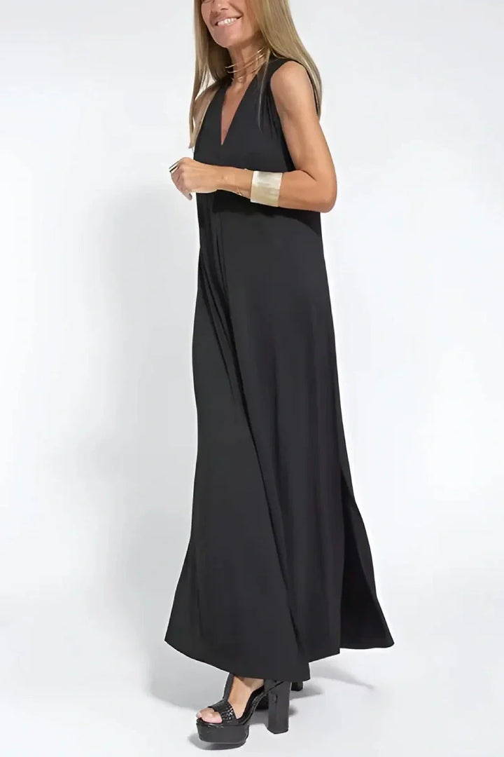 Clara Elegant long dress + matching cardigan FREE
