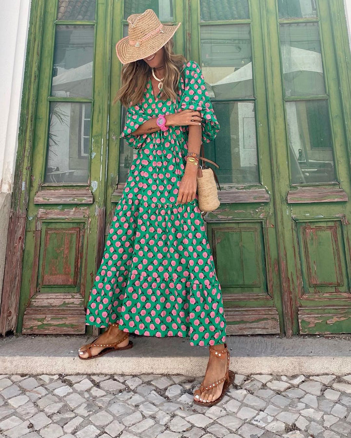 Lila Bohemian Dress