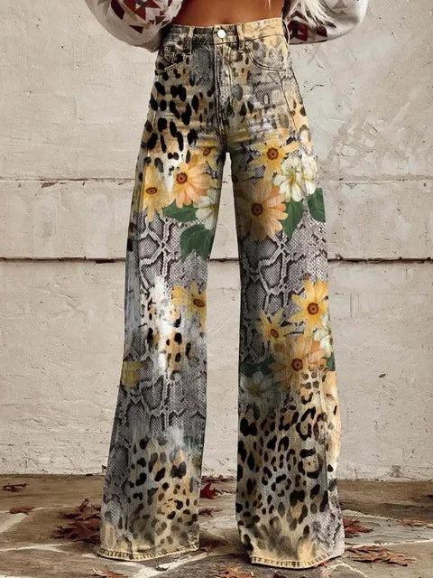 Madison Autumn Streetwear Wide-Leg Pants