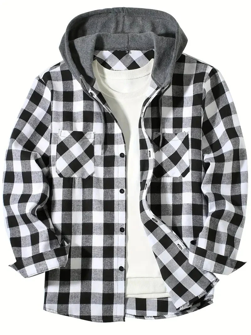 Dean Flannel Hoodie Jacket
