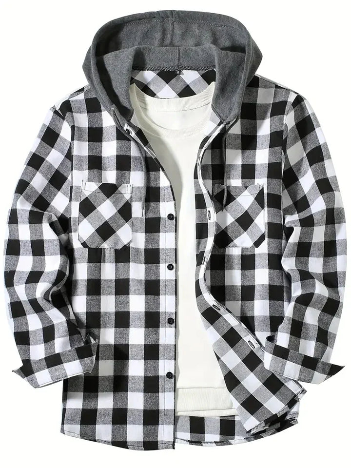 Dean Flannel Hoodie Jacket