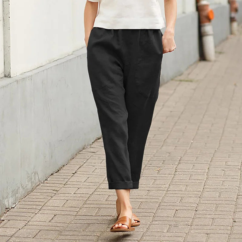 I Chrisea Loose Pocket Pants