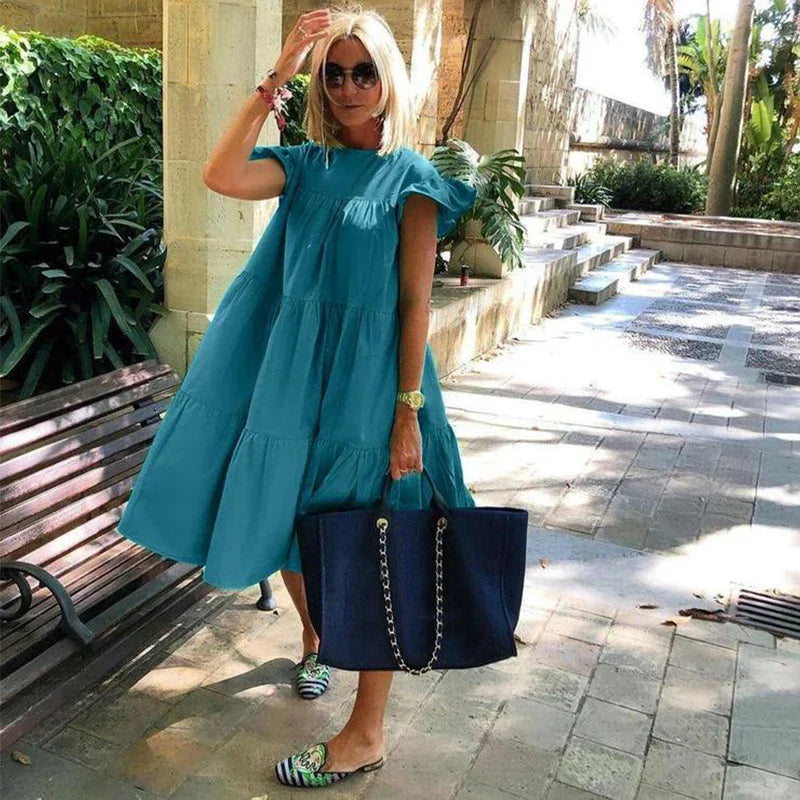 Margaret Tummy-Covering Midi Dress