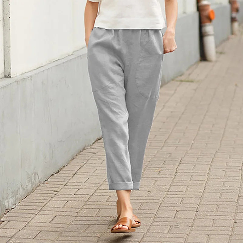 I Chrisea Loose Pocket Pants