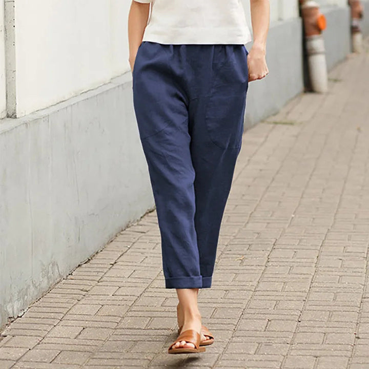I Chrisea Loose Pocket Pants