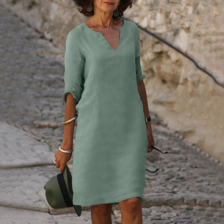 Harper Timeless V-neck Dress