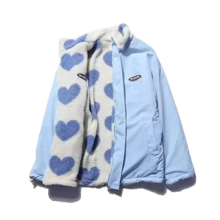 Mila Heart-Lined Reversible Jacket
