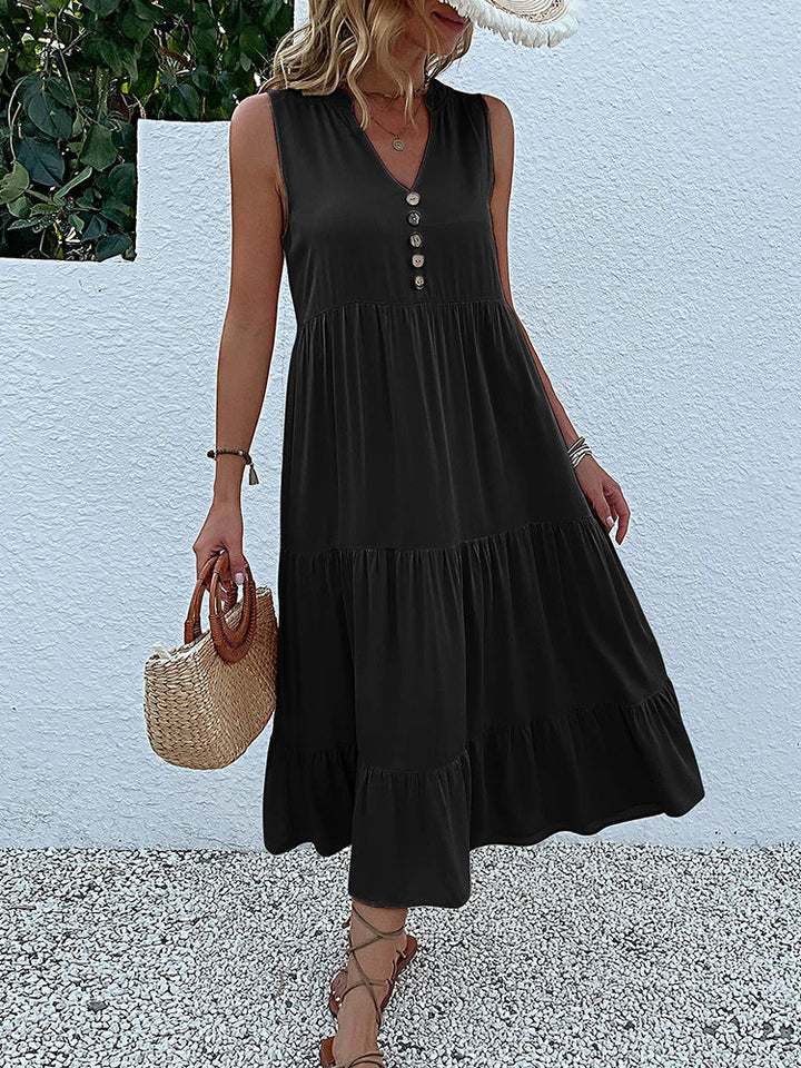 Paula Flowy Elegant Midi Dress