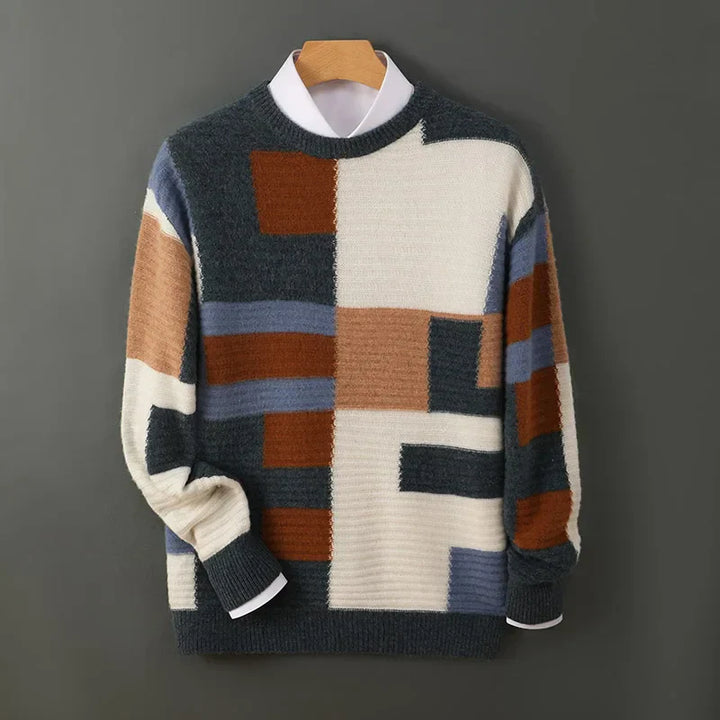 Niclas Frosted Mosaic Sweater