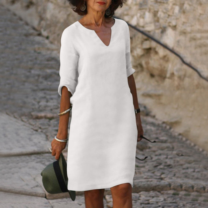 Harper Timeless V-neck Dress